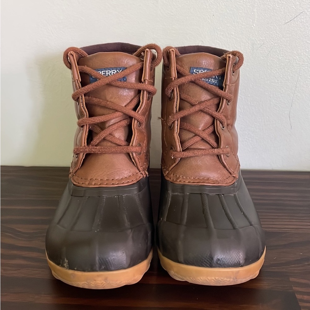 Kids Sperry duck boots